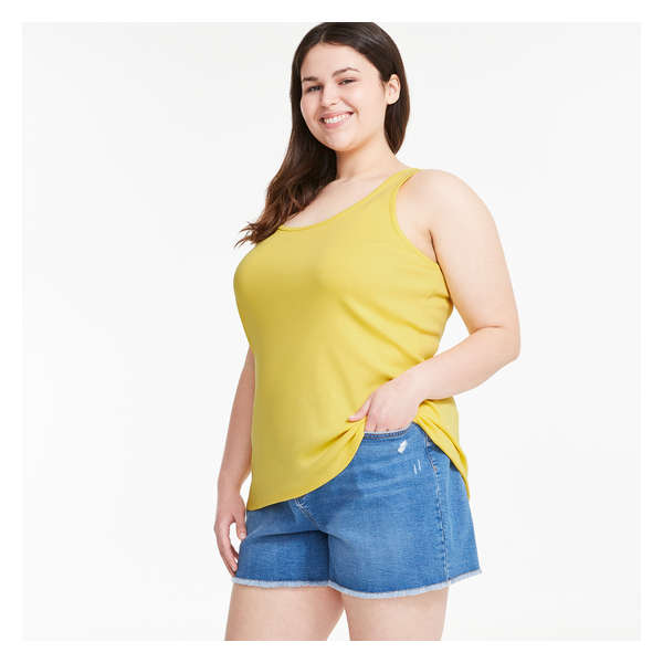Women+ Organic Cotton Tank - Light Yellow